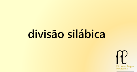 divisão silábica