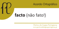 FACTO mantém o 'c'